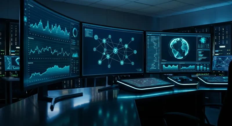 ITECS command center monitoring secure AI, automation, and infrastructure operations